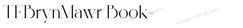 TFBrynMawr Book字体转换